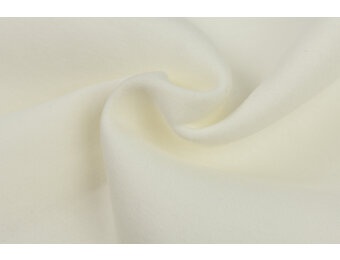 Joggingstof Brushed - Ecru