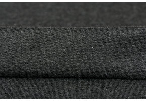 Boordstof Effen Donkergrijs Melange