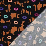 Soft Sweat Stof - Daisychain - Nerida Hansen - Clay