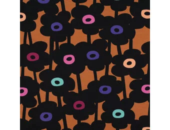 Soft Sweat Stof - Daisychain - Nerida Hansen - Clay