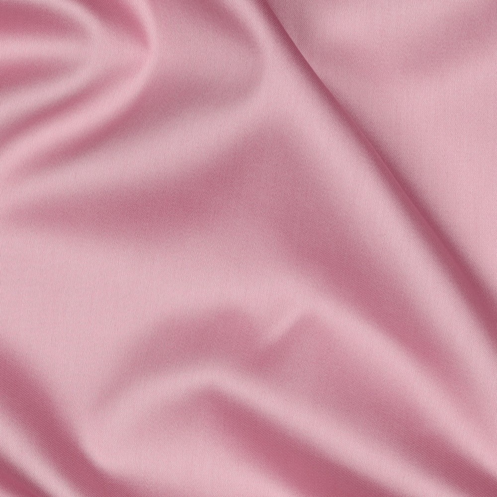 Katoen Satijn Stof - Licht Roze