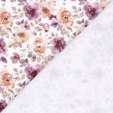 French Terry Brushed Stof Bloemen Bloesem