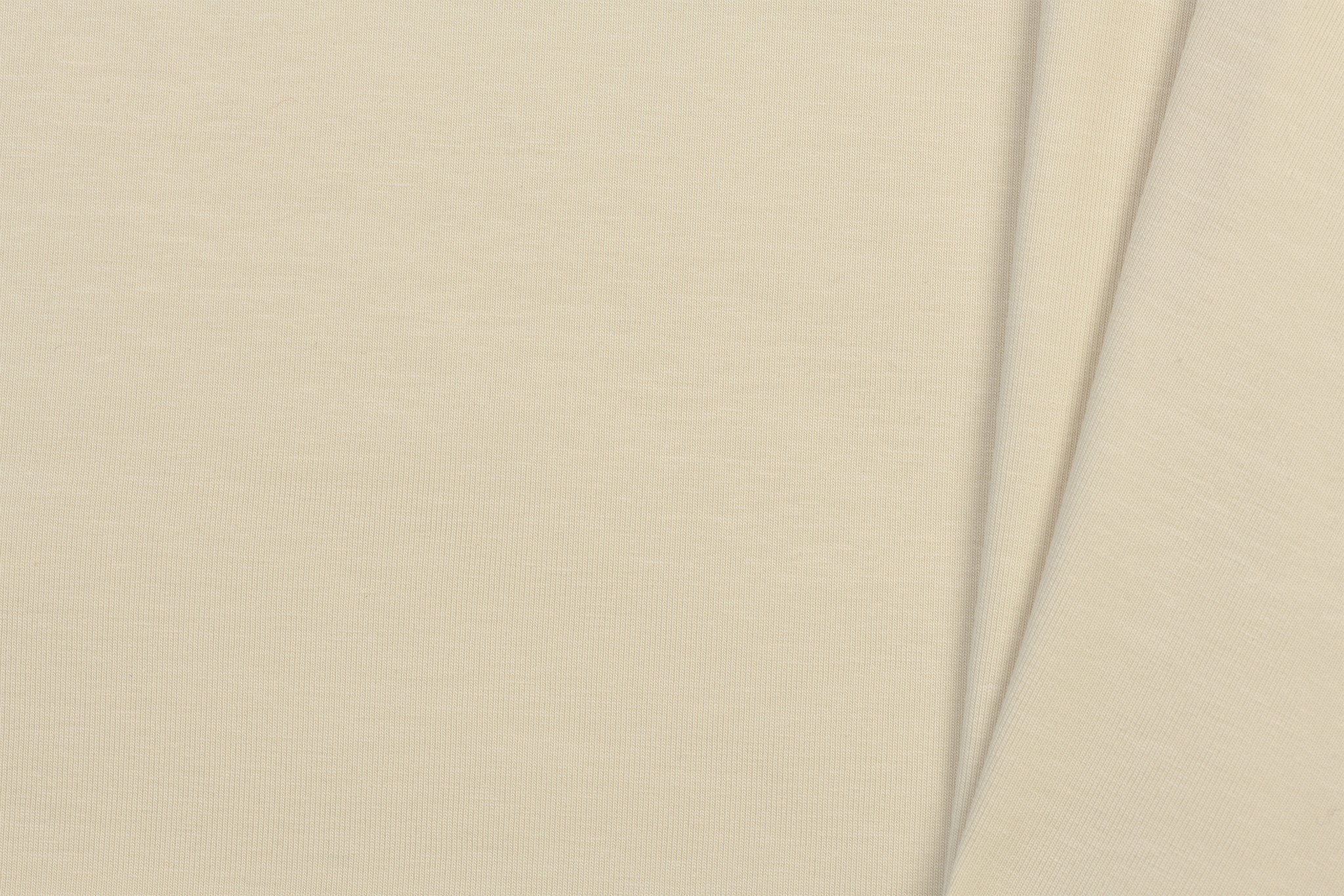 Jersey Katoen Stof - Champagne