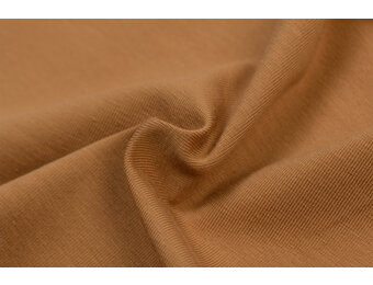 Jersey Katoen Stof - Goudbruin