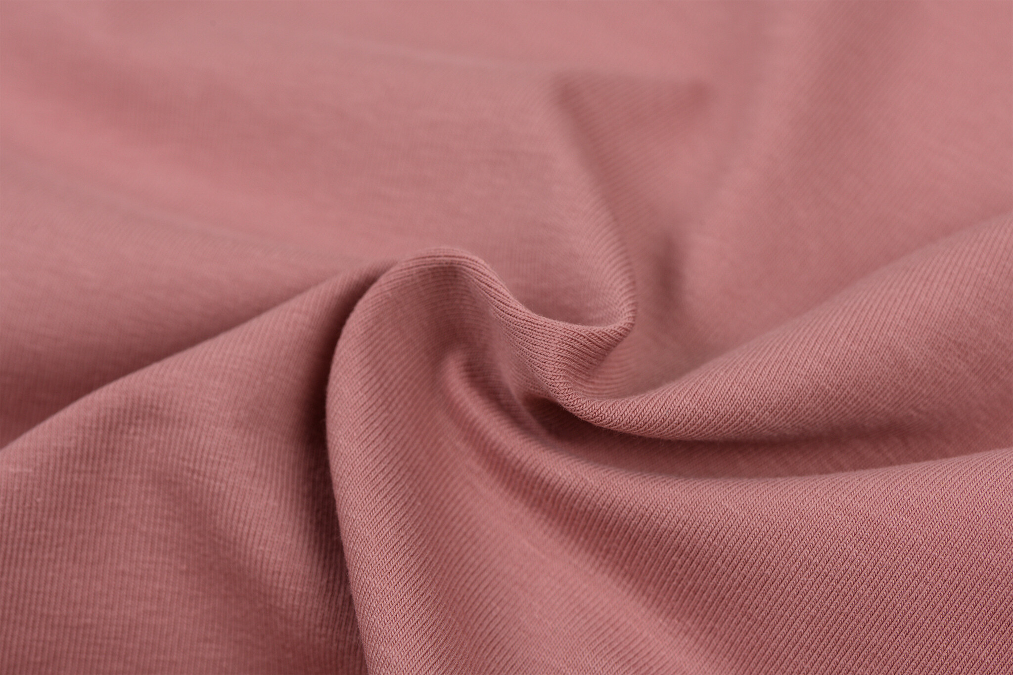 Jersey Katoen Stof - Oud Roze