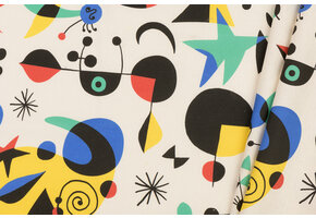 Bachette Canvas Katoen Stof - Optimist - Multicolor