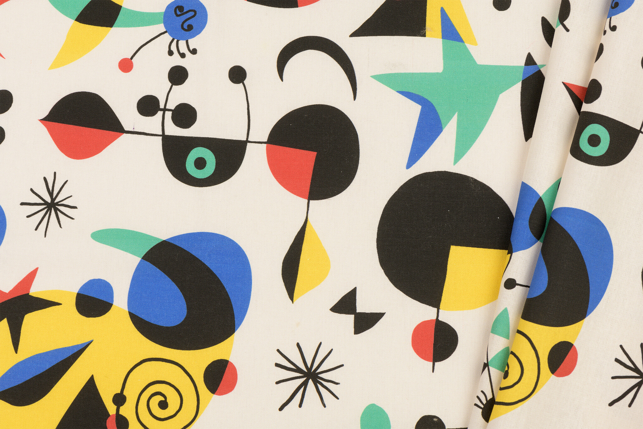 Bachette Canvas Katoen Stof - Optimist - Multicolor