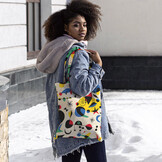 Bachette Canvas Katoen Stof - Optimist - Multicolor