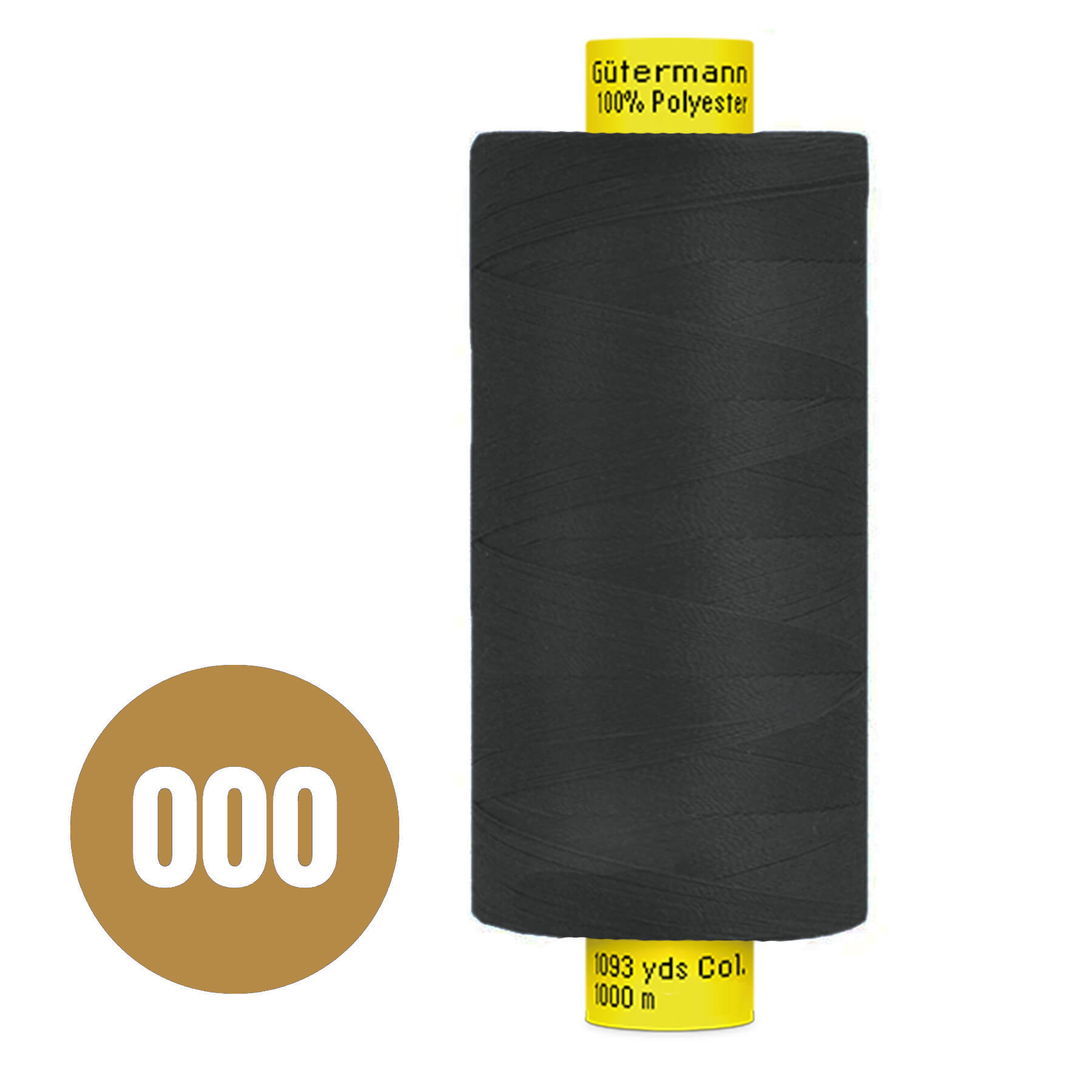 Gütermann Atelier Garen MARA 120 Zwart 1000M (000)