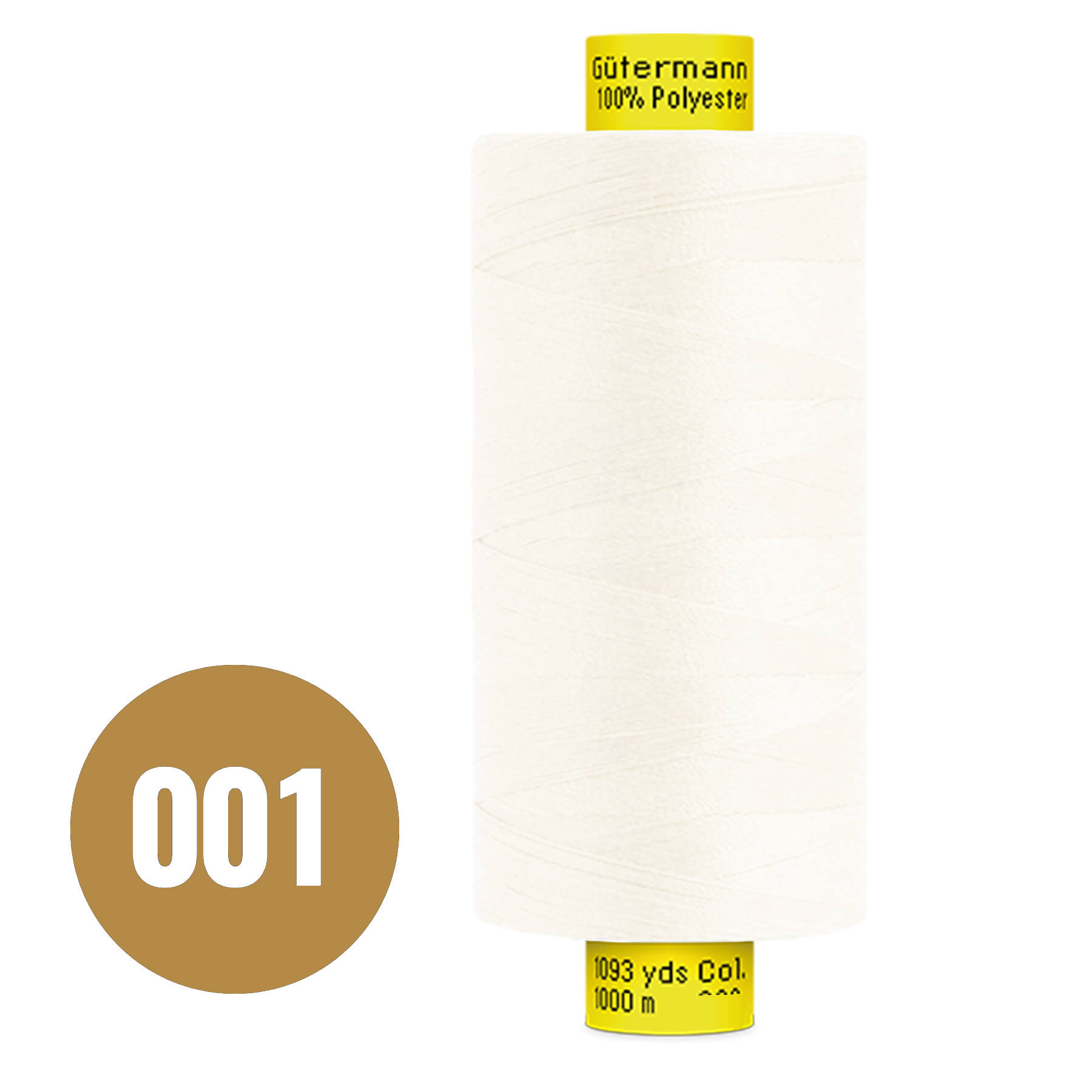 Gütermann Atelier Garen MARA 120 Licht Creme 1000M (001)