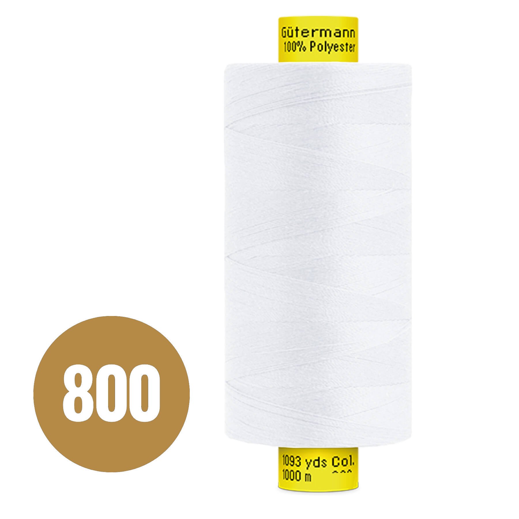 Gütermann Atelier Garen MARA 120 Wit 1000M (800)
