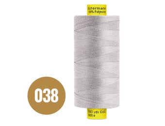 Gütermann Atelier Garen MARA 120 Licht Grijs 1000M (038)