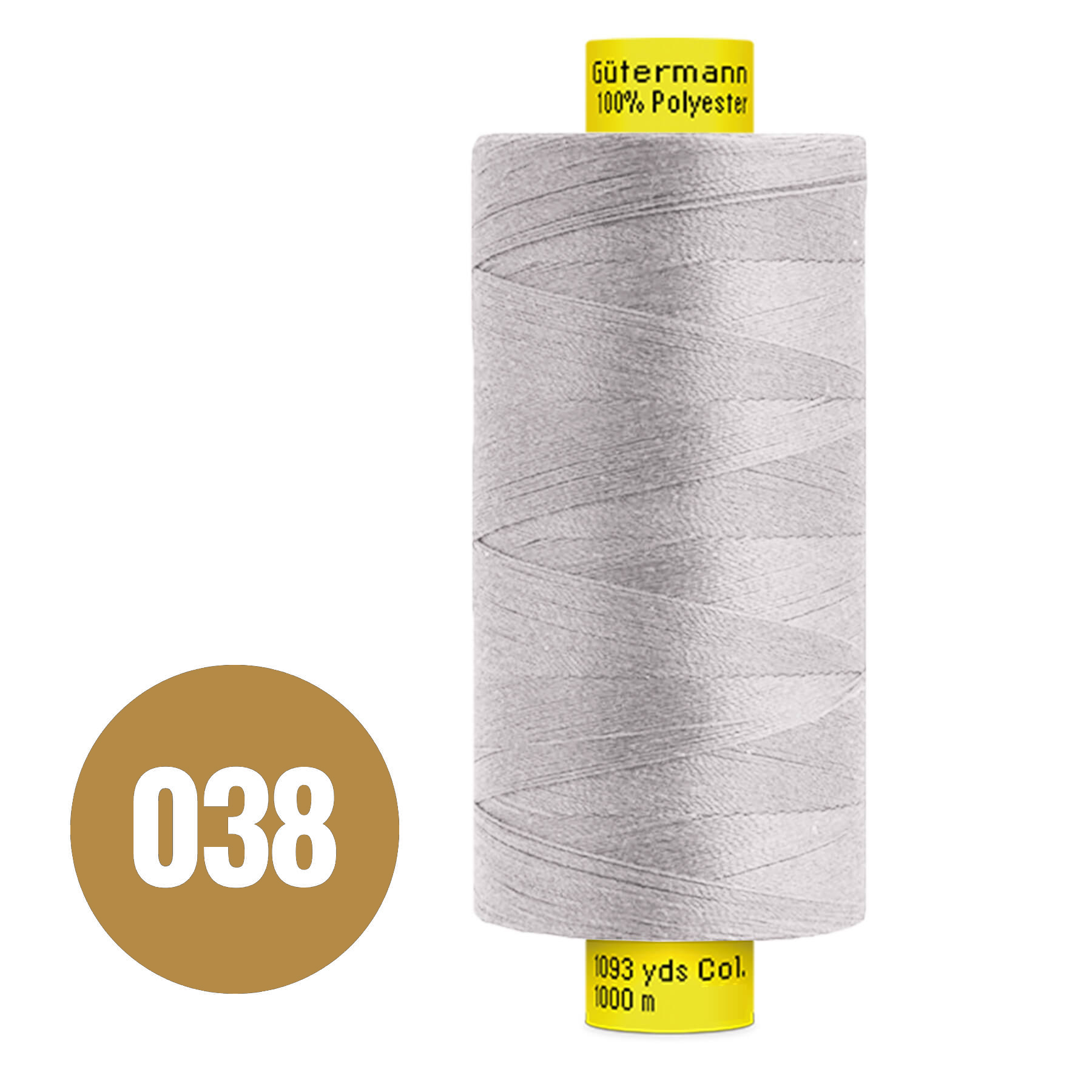 Gütermann Atelier Garen MARA 120 Licht Grijs 1000M (038)