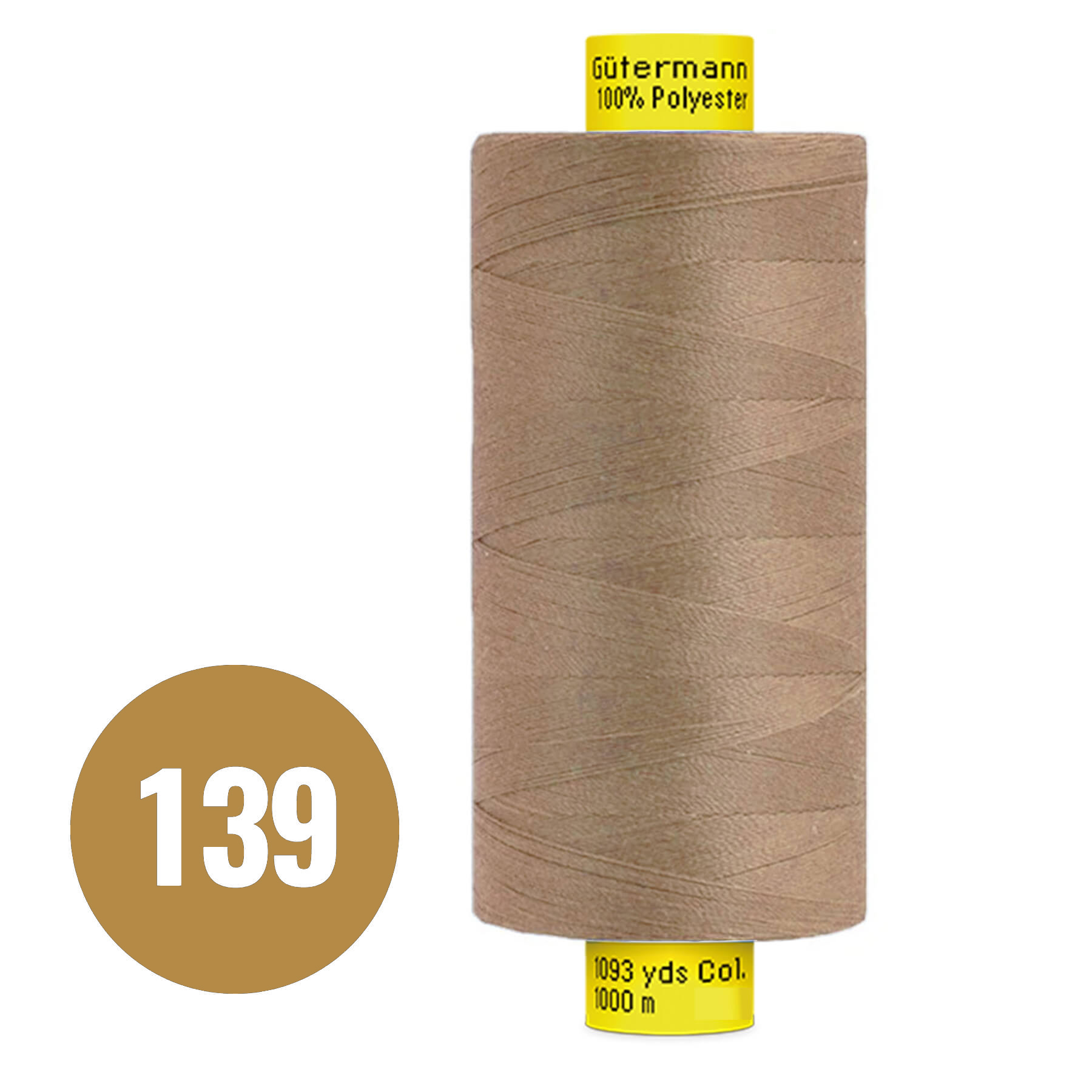 Gütermann Atelier Garen MARA 120 Cacao 1000M (139)