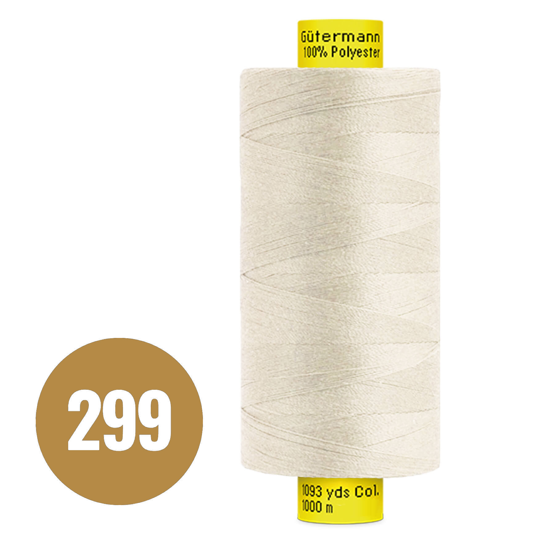 Gütermann Atelier Garen MARA 120 Naturel Beige 1000M (299)