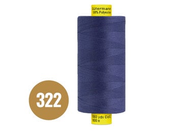 Gütermann Atelier Garen MARA 120 Kobalt Blauw 1000M (322)
