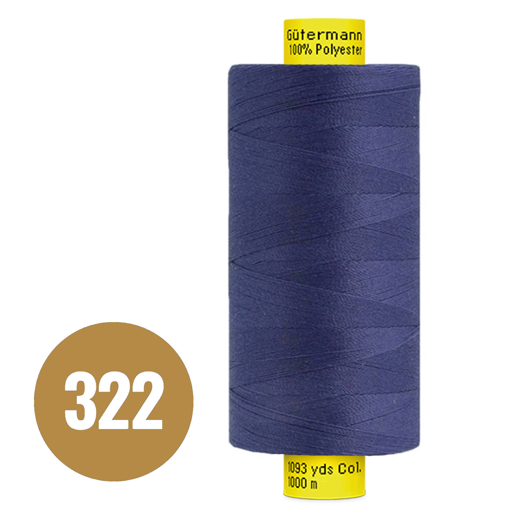 Gütermann Atelier Garen MARA 120 Kobalt Blauw 1000M (322)