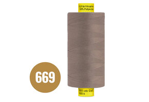 Gütermann Atelier Garen MARA 120 Taupe 1000M (669)