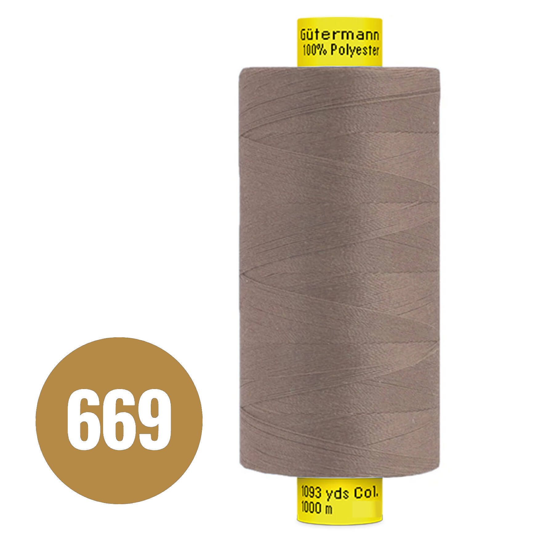 Gütermann Atelier Garen MARA 120 Taupe 1000M (669)