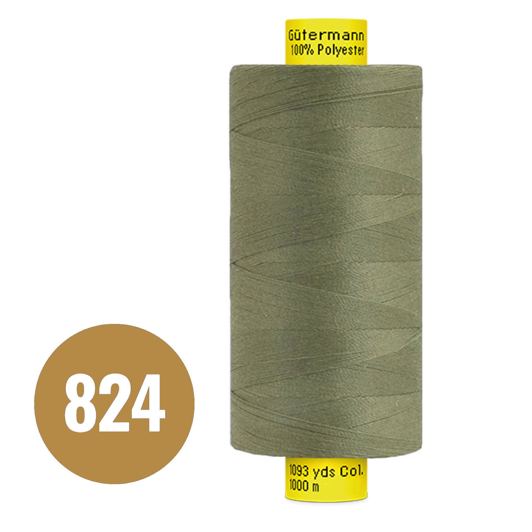 Gütermann Atelier Garen MARA 120 Olijf 1000M (824)