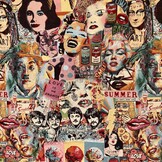 Gobelin Stof MONA LISA Multicolor