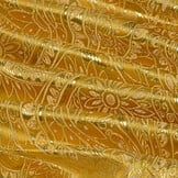 Brokaat Stof Floral Geel - Goud
