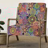 Jacquardstof SEVENTIES Multicolor