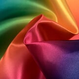 Satijn Stof Regenboog
