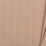 Onregelmatige Rib Jersey Stof Nude Roze