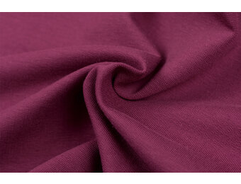 Organic French Terry Stof Paars