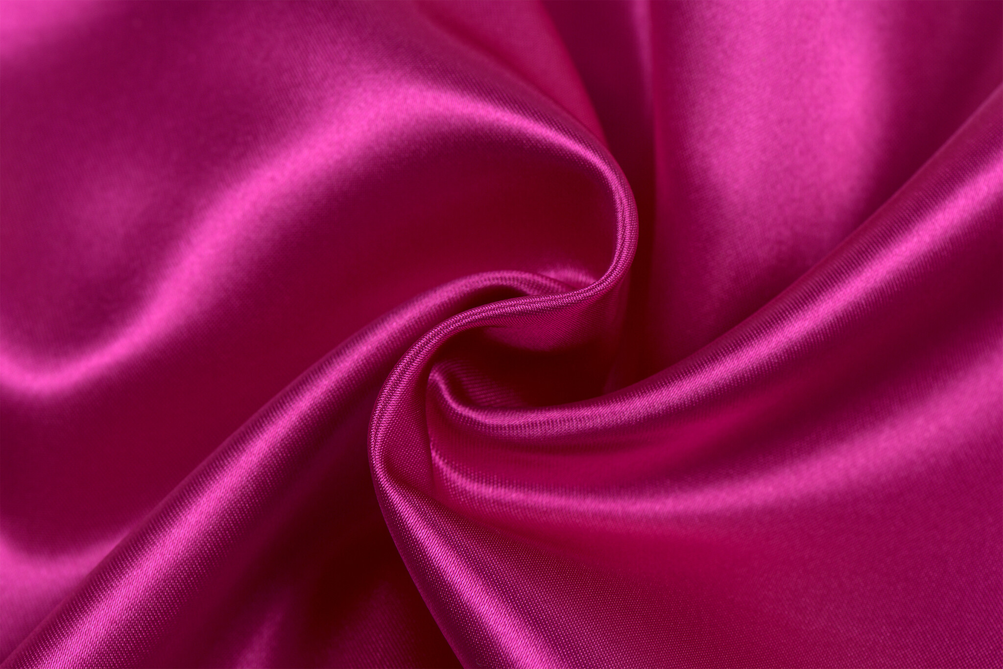 Satijn Stof Donker Fuchsia