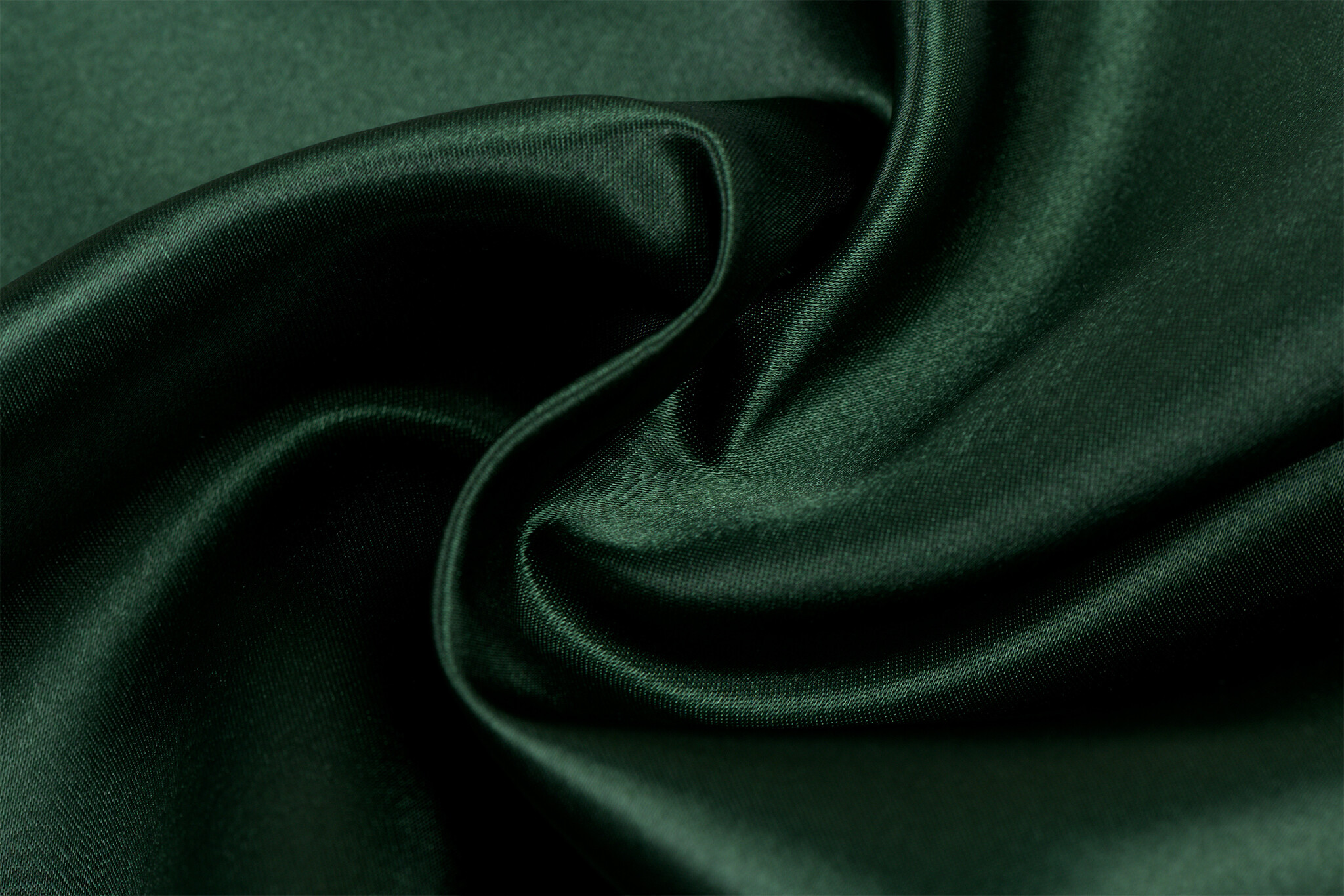 Satijn Stof Donkergroen