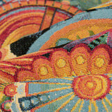 Jacquardstof SEVENTIES Multicolor