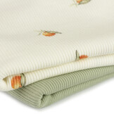 Rib Jersey Stof - Mandarijnen