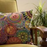 Jacquardstof SEVENTIES Multicolor