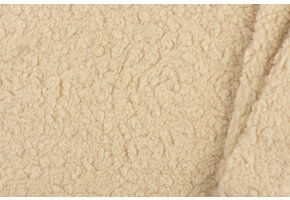 Teddy Bouclé Stof Beige