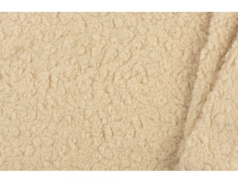 Teddy Bouclé Stof Beige