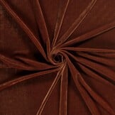 Ice Velvet Stretch Stof - Brique