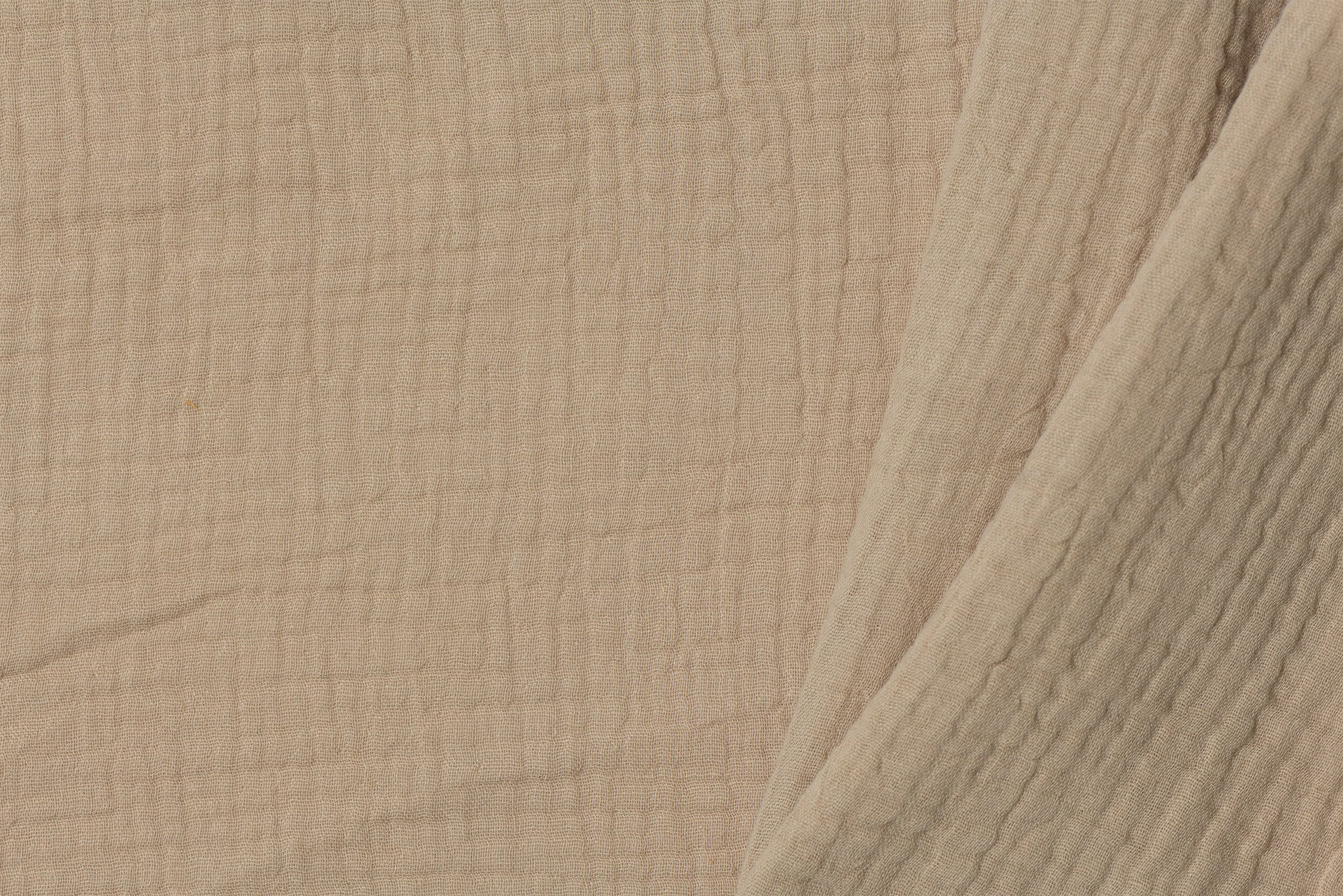 Hydrofiel Stof Donker Beige – Zacht, Ademend en Duurzaam