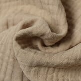 Hydrofiel Stof Donker Beige – Zacht, Ademend en Duurzaam