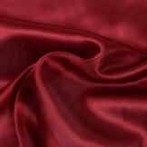 Charmeuse Stretch Voering Stof Donker Rood