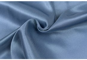 Charmeuse Stretch Voering Stof Jeans Blauw