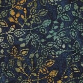Unique Crafted Batik Katoen Stof - Navy