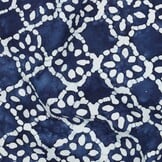 Unique Crafted Batik Katoen Stof - Indigo