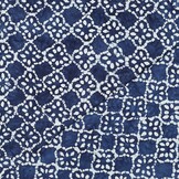 Unique Crafted Batik Katoen Stof - Indigo