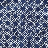 Unique Crafted Batik Katoen Stof - Indigo