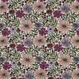 Katoenen Jersey Stof - Wilde Bloemen - Off-White