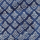 Unique Crafted Batik Katoen Stof - Indigo
