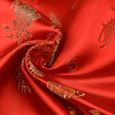 Brokaat Jacquard Stof Chinese Draak Rood – Chic & Elegant