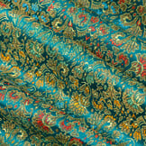 Brokaat Jacquard Stof Barok Bloemen Zeegroen – Chic & Elegant